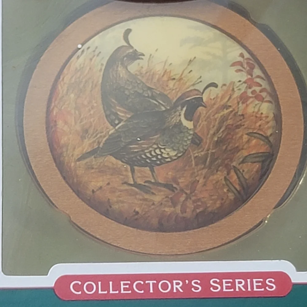 Hallmark Partridge Collector's Series Ornament - Brown and Green